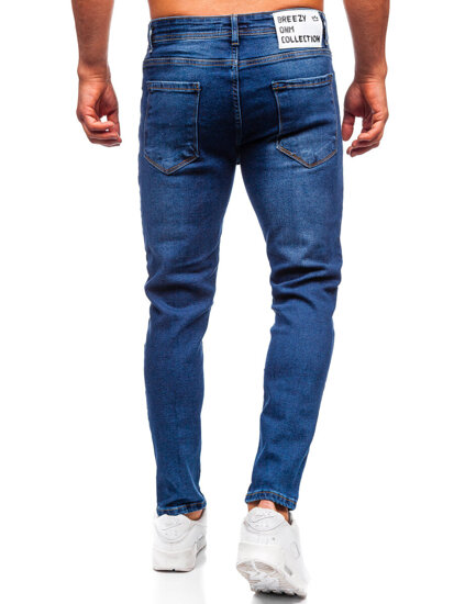 Bolf Herren Jeans slim fit Dunkelblau 6835