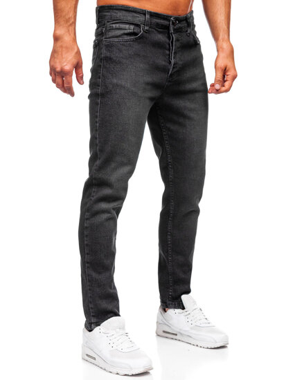 Bolf Herren Jeans slim fit Schwarz 6648