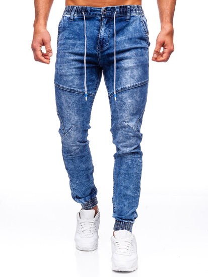 Bolf Herren Jeanshose Cargohose Dunkelblau  TF125