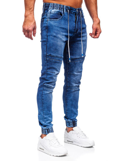 Bolf Herren Jeanshose Cargohose Dunkelblau  TF132