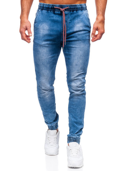 Bolf Herren Jeanshose Jogger Pants Dunkalblau  TF119