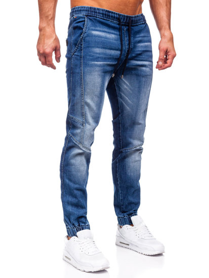 Bolf Herren Jeanshose Jogger Pants Dunkelblau  MP0115BS 