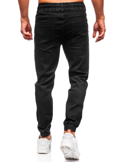 Bolf Herren Jeanshose Joggers Schwarz 8160