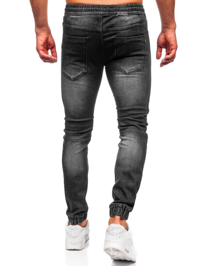 Bolf Herren Jeanshose Joggers Schwarz MP0090N