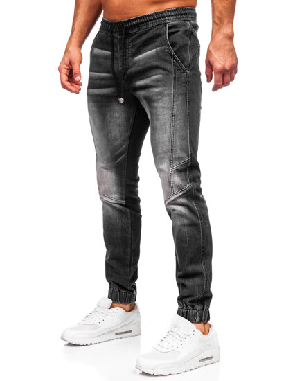 Bolf Herren Jeanshose Joggers Schwarz MP0115N