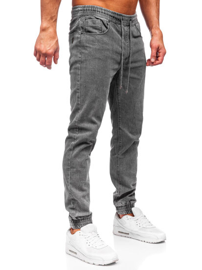 Bolf Herren Jeanshose Joggers Schwarzgrau  MP0272GS