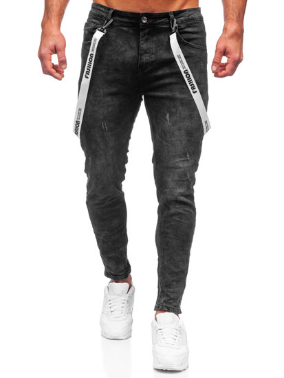 Bolf Herren Jeanshose Schwarz  TF103