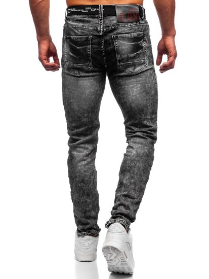 Bolf Herren Jeanshose Schwarz regular fit 30049S0