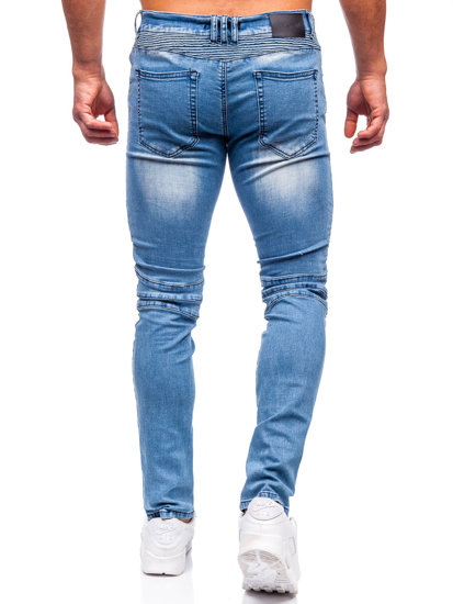 Bolf Herren Jeanshose regular fit Azurblau  MP0029BC