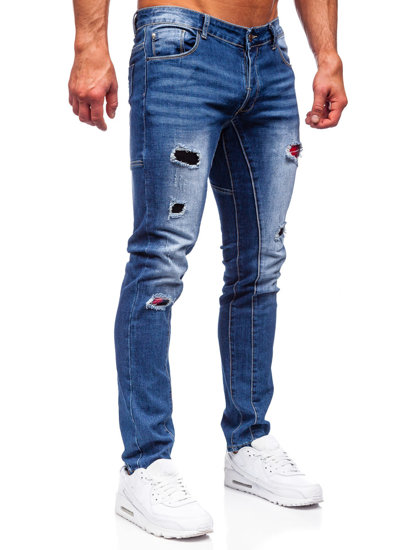 Bolf Herren Jeanshose regular fit Blau  MP0050B