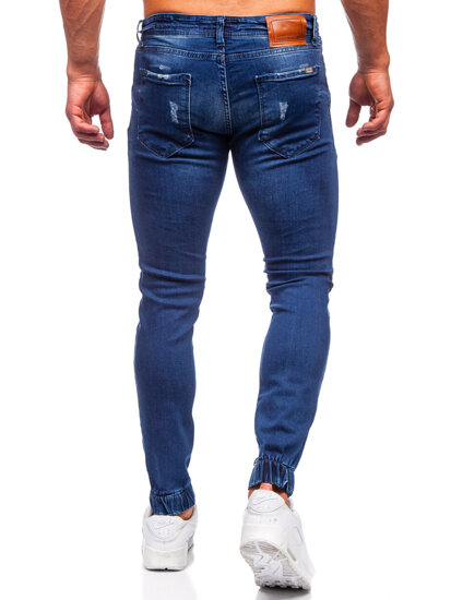 Bolf Herren Jeanshose regular fit Dunkalblau  1969