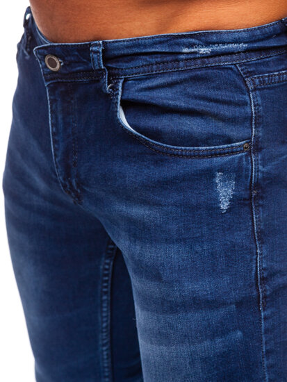 Bolf Herren Jeanshose regular fit Dunkalblau  1969