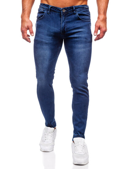 Bolf Herren Jeanshose regular fit Dunkalblau  1969