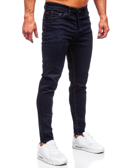 Bolf Herren Jeanshose regular fit Dunkalblau  5372