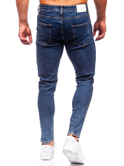 Bolf Herren Jeanshose regular fit Dunkalblau 6057