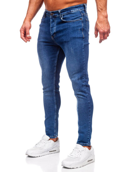 Bolf Herren Jeanshose regular fit Dunkalblau  6083