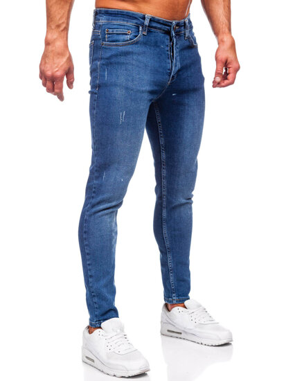 Bolf Herren Jeanshose regular fit Dunkalblau  6083