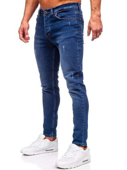 Bolf Herren Jeanshose regular fit Dunkalblau  6217