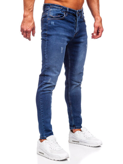 Bolf Herren Jeanshose regular fit Dunkalblau  6217