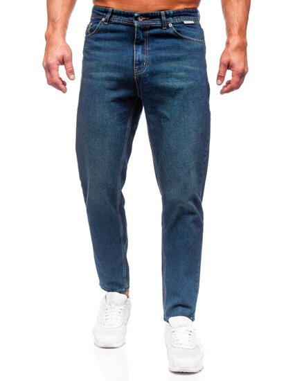 Bolf Herren Jeanshose regular fit Dunkalblau GT25