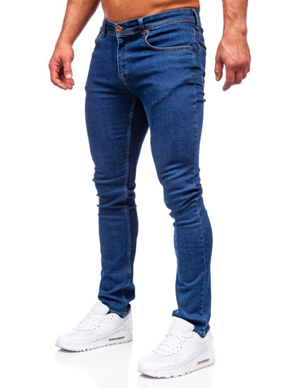 Bolf Herren Jeanshose regular fit Dunkelblau  5158