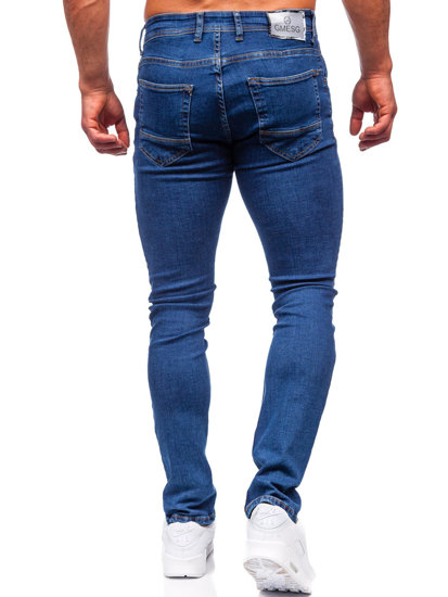 Bolf Herren Jeanshose regular fit Dunkelblau  5158