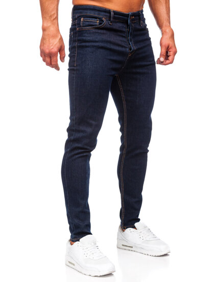 Bolf Herren Jeanshose regular fit Dunkelblau  5310