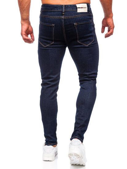 Bolf Herren Jeanshose regular fit Dunkelblau  5310