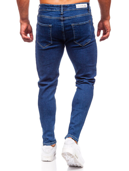 Bolf Herren Jeanshose regular fit Dunkelblau 6019