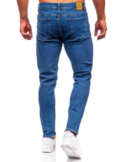 Bolf Herren Jeanshose regular fit Dunkelblau 6052