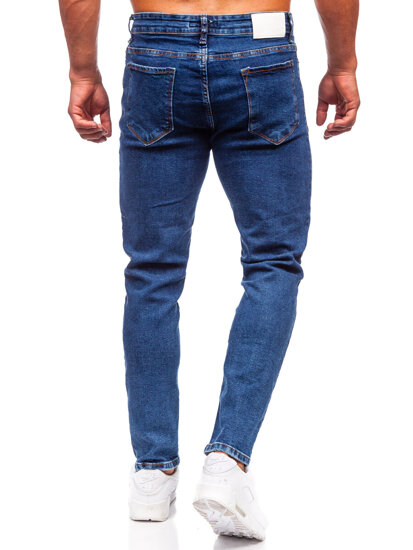 Bolf Herren Jeanshose regular fit Dunkelblau 6053