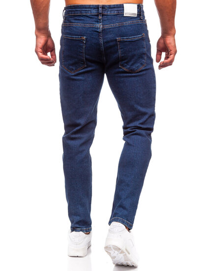 Bolf Herren Jeanshose regular fit Dunkelblau 6058