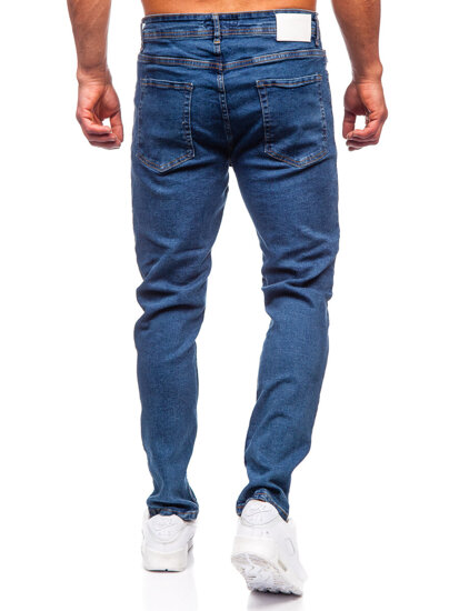 Bolf Herren Jeanshose regular fit Dunkelblau  6312