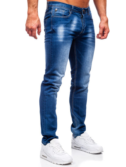 Bolf Herren Jeanshose regular  fit Dunkelblau  MP019B