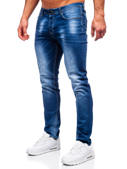 Bolf Herren Jeanshose regular  fit Dunkelblau  MP019B