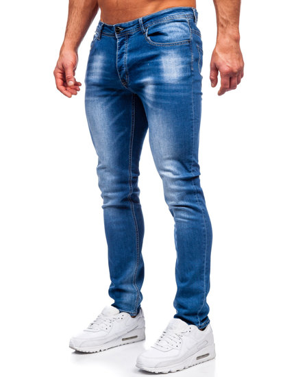 Bolf Herren Jeanshose regular  fit Dunkelblau  MP019BC