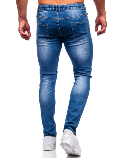 Bolf Herren Jeanshose regular  fit Dunkelblau  MP021BC