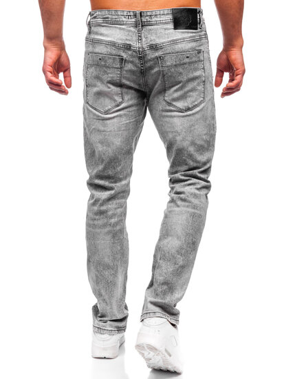 Bolf Herren Jeanshose regular fit Grau  MP0154G