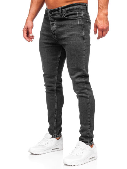 Bolf Herren Jeanshose regular fit Schwarz  6008