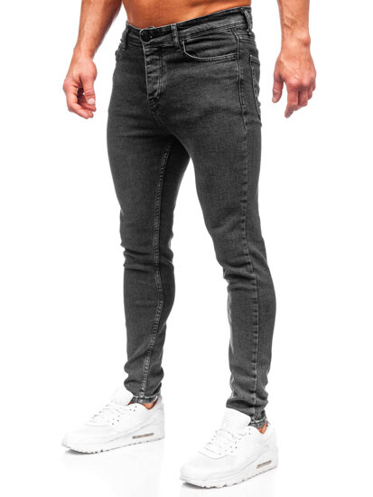 Bolf Herren Jeanshose regular fit Schwarz  6027