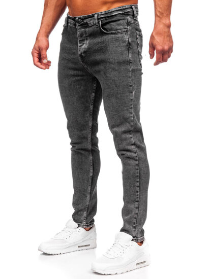 Bolf Herren Jeanshose regular fit Schwarz  6028