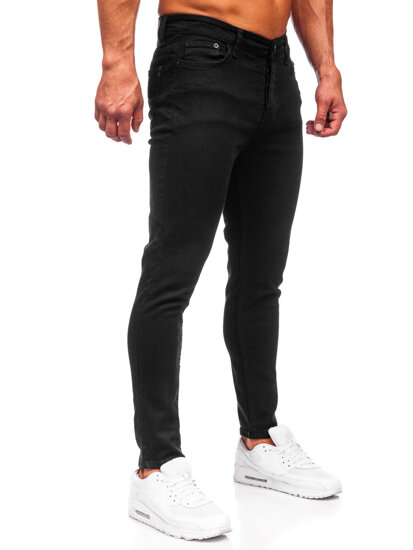 Bolf Herren Jeanshose regular fit Schwarz  6036