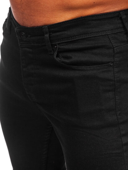 Bolf Herren Jeanshose regular fit Schwarz  6094