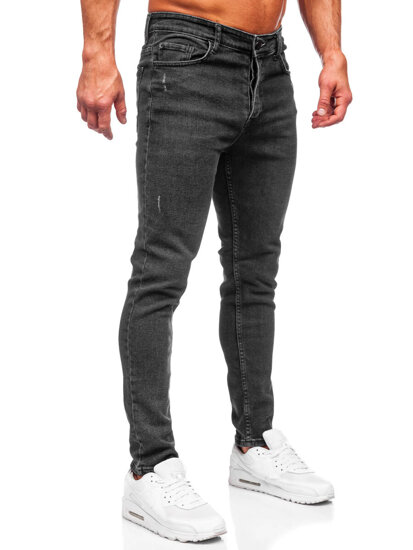 Bolf Herren Jeanshose regular fit Schwarz  6112