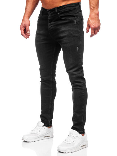 Bolf Herren Jeanshose regular fit Schwarz  6144