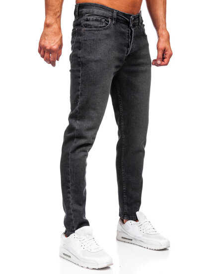 Bolf Herren Jeanshose regular fit Schwarz  6644