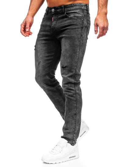 Bolf Herren Jeanshose regular fit Schwarz K10007-2