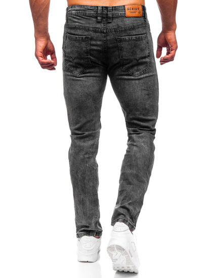 Bolf Herren Jeanshose regular fit Schwarz  K10010-2