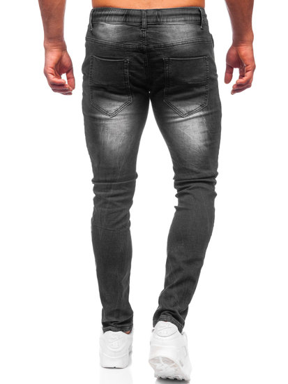 Bolf Herren Jeanshose regular fit Schwarz  MP004N