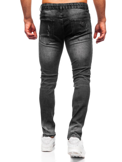 Bolf Herren Jeanshose regular fit  Schwarz MP0063-1N